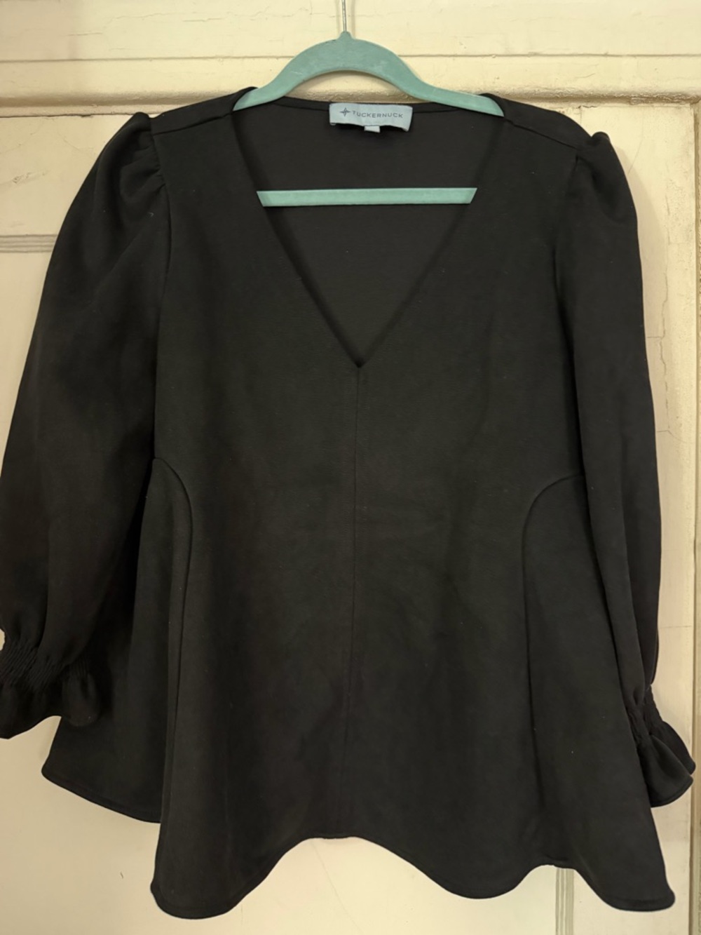 Tuckernuck Black V-Neck Top